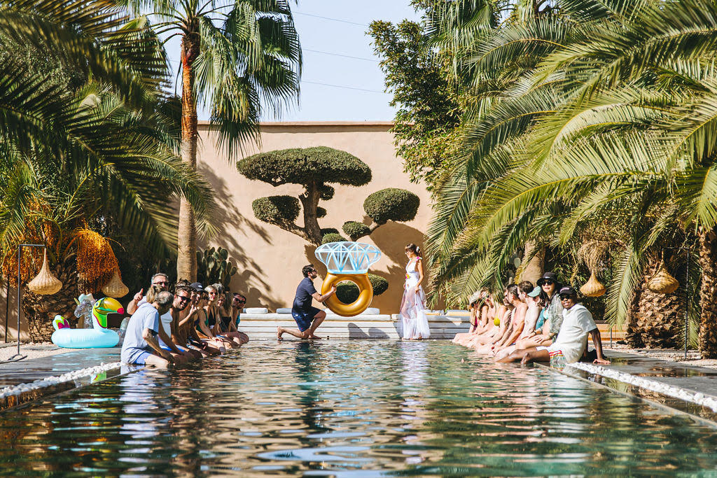 marrakech demande en mariage