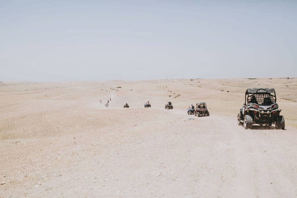 Buggy dans le désert pour un team building à Marrakech
