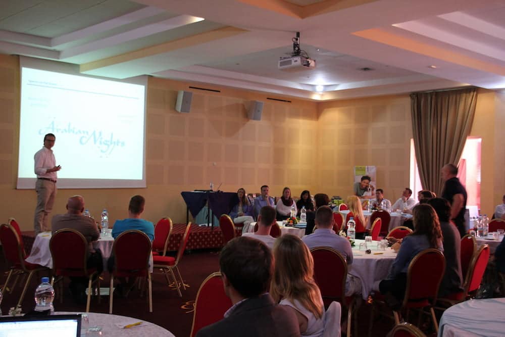 Conférence dans le cadre d'un team building à Marrakech