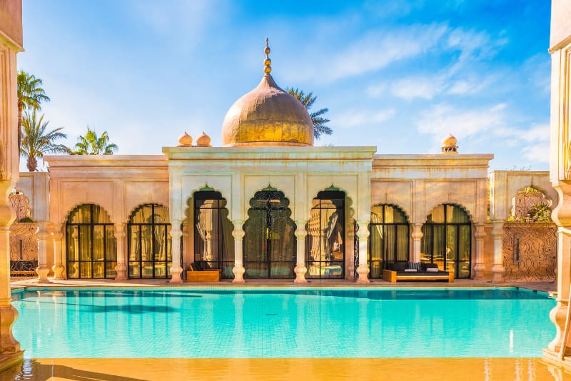 un hotel de luxe a marrakech