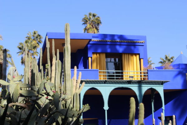 Jardin Majorelle fondé par Yves Saint-Laurent à Marrakech