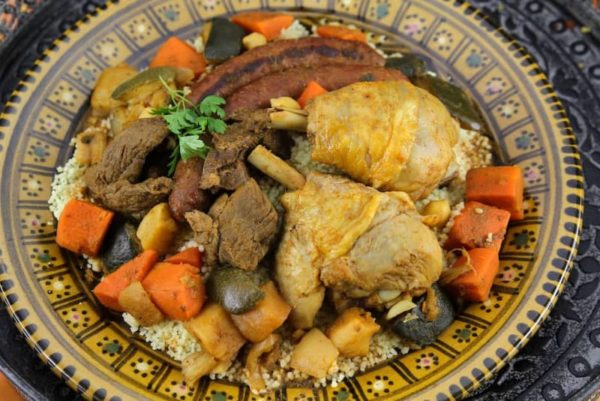 Couscous plat emblematique du Maroc