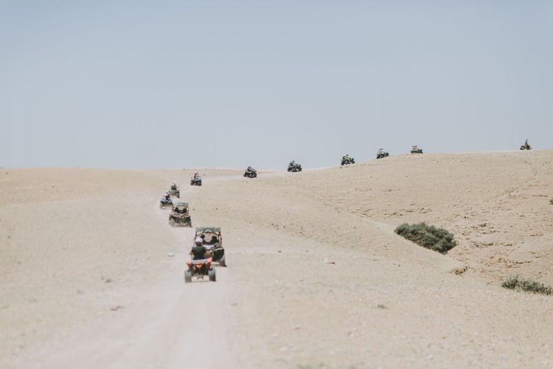 une sortie en quad dans le desert organise par villa taj