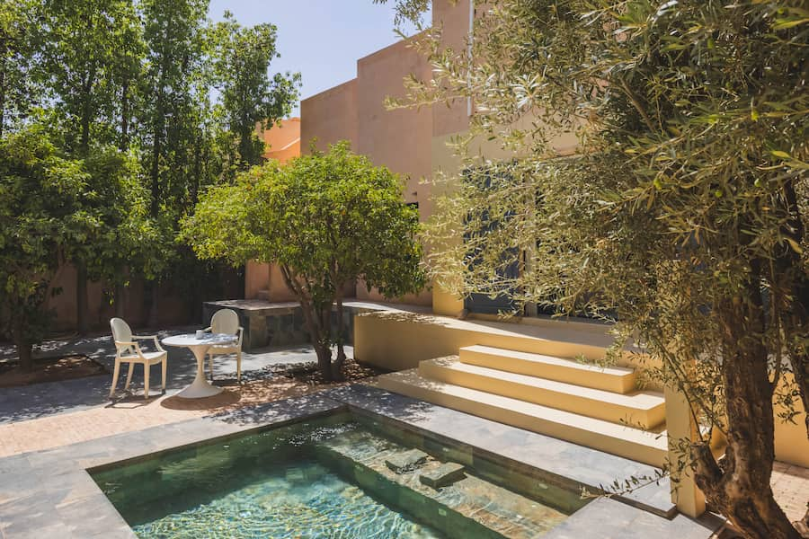 Piscine privée attenante à une chambre