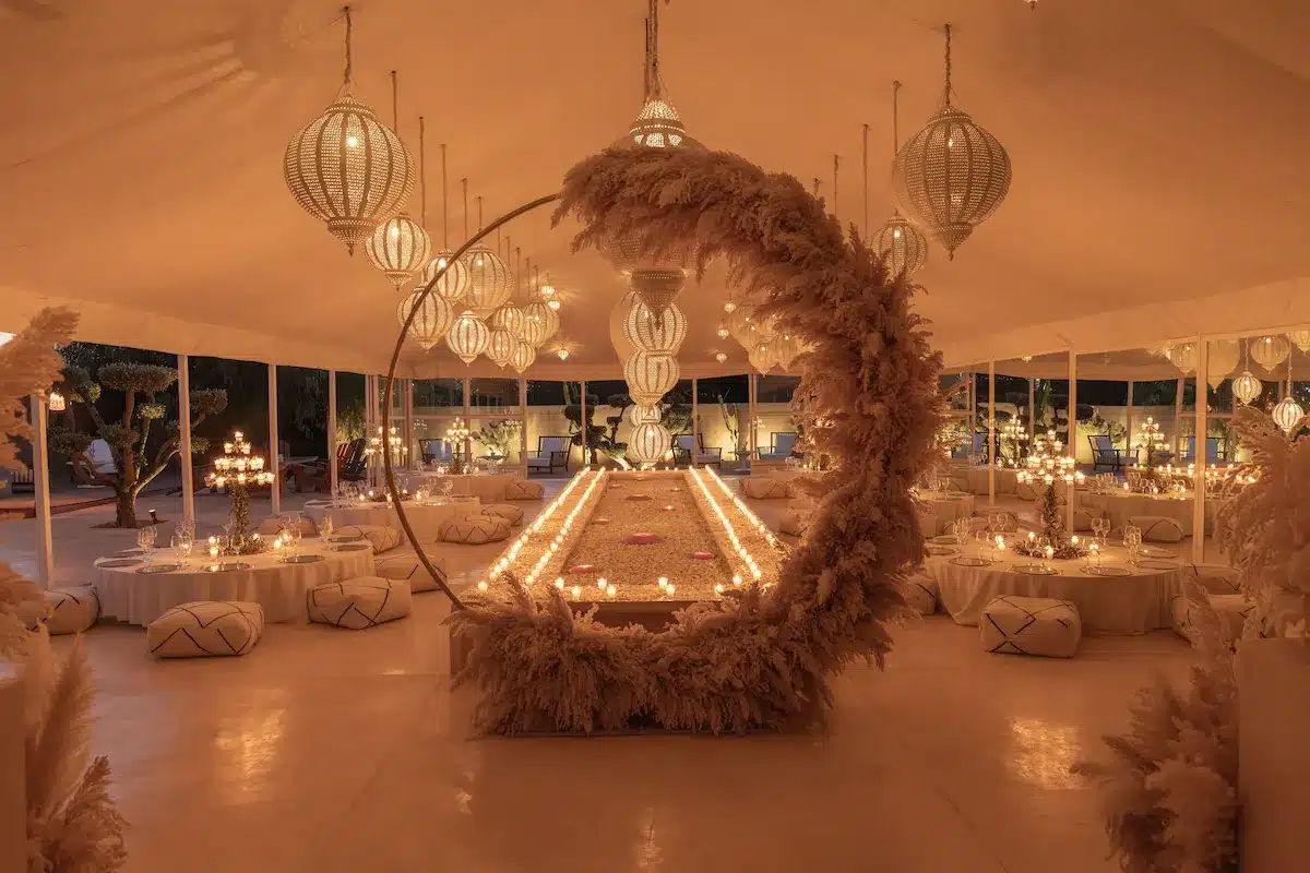 welcome dinner mariage marrakech