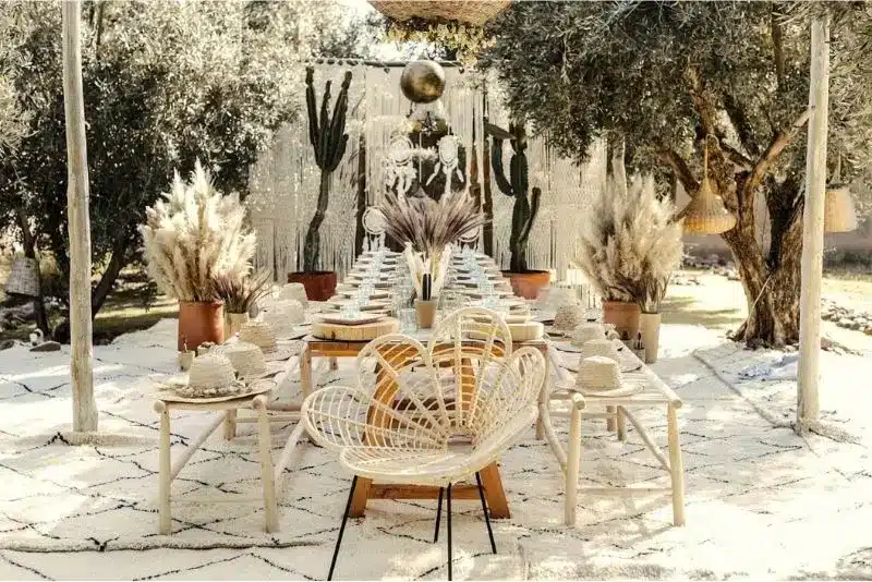 Un mariage bohème-chic organisé par Villa Taj 