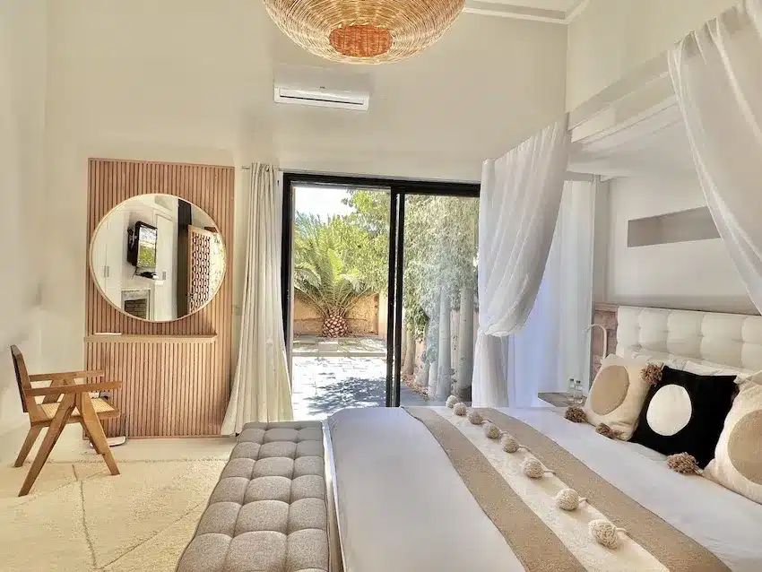 location villa chambre