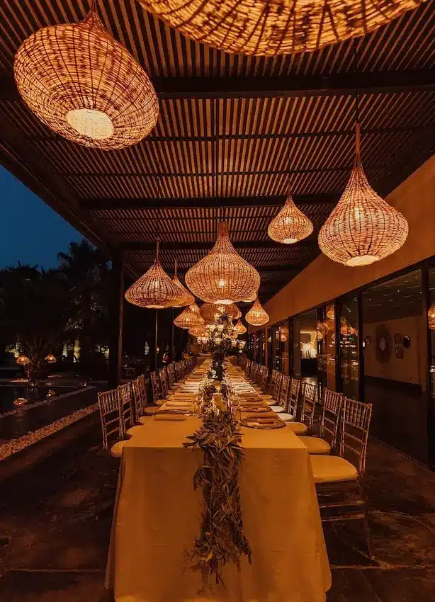 table de mariage à marrakech