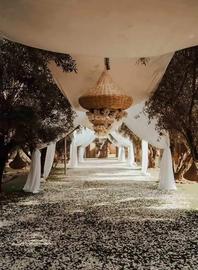 Décoration mariage franco-marocaine Marrakech