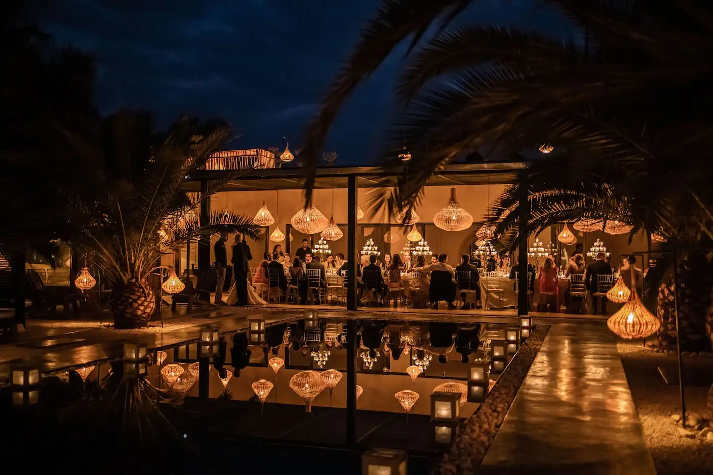 Mariage à marrakech villa Taj