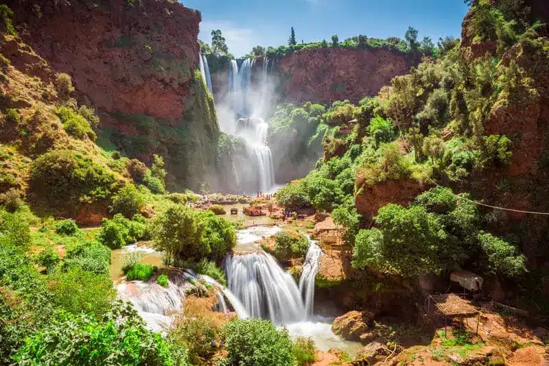 panorama-cascades-ouzoud Panorama des cascades d'Ouzoud proches de Marrakech