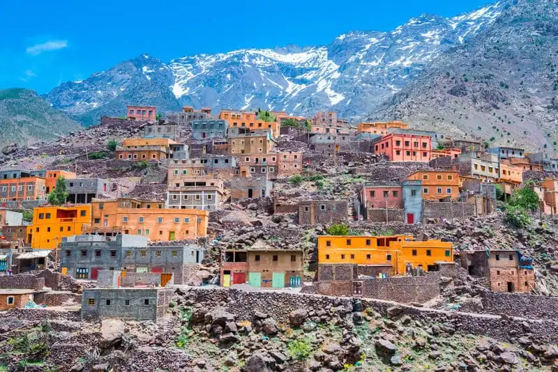 Village au pied du mont Toubkal