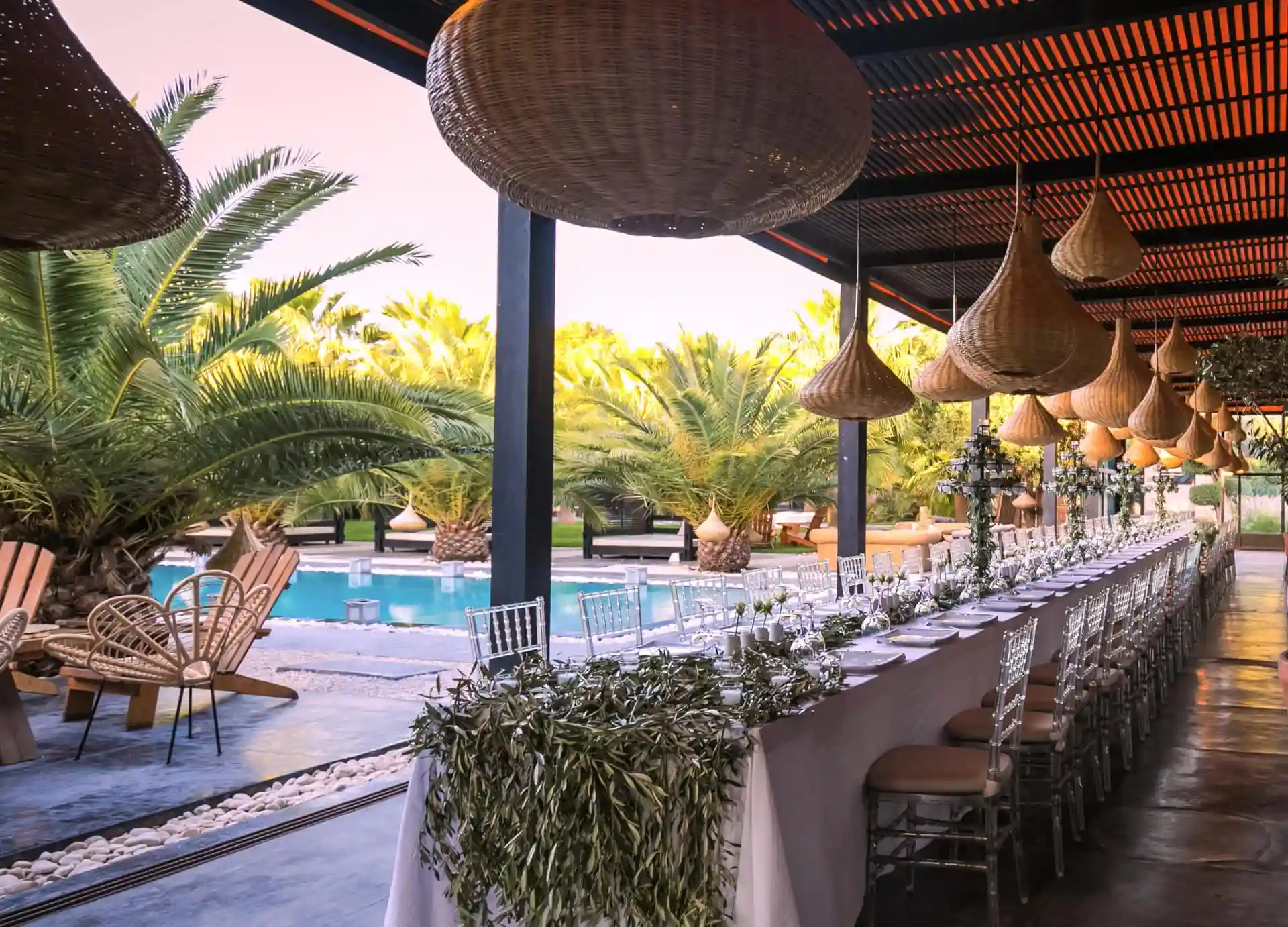 Vue villa marrakech